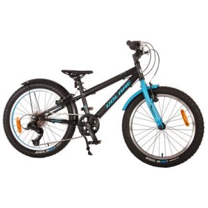 Volare Rocky Kinderfiets – 20 inch – Blauw Zwart – 85% afgemonteerd – 6 speed – Prime Collection