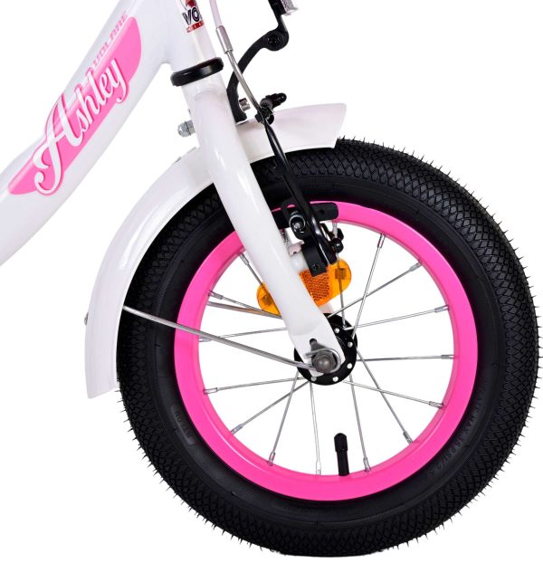 Volare Ashley Kinderfiets – Meisjes – 12 inch – Wit