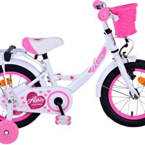 Volare Ashley Kinderfiets – Meisjes – 14 inch – Wit