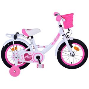 Volare Ashley Kinderfiets – Meisjes – 14 inch – Wit
