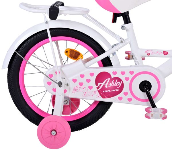 Volare Ashley Kinderfiets – Meisjes – 16 inch – Wit