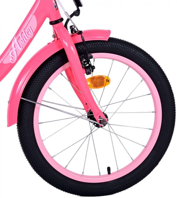 Volare Ashley Kinderfiets – Meisjes – 18 inch – Roze/Rood