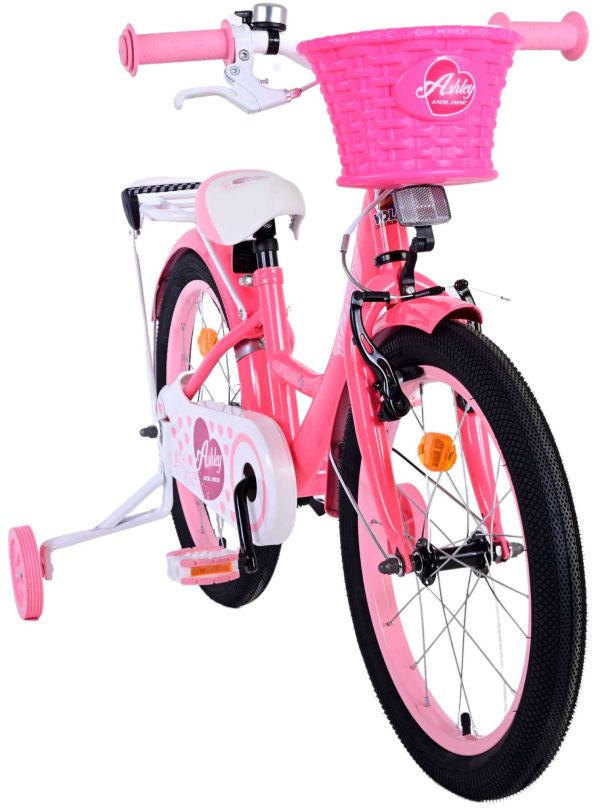 Volare Ashley Kinderfiets – Meisjes – 18 inch – Roze/Rood