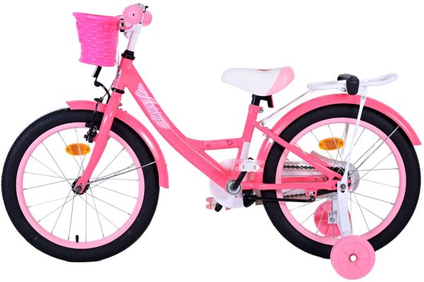 Volare Ashley Kinderfiets – Meisjes – 18 inch – Roze/Rood