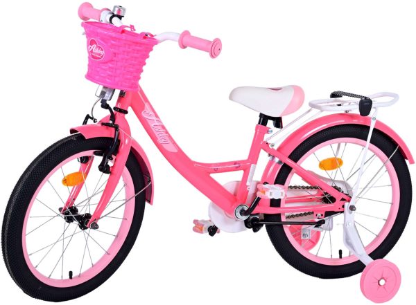 Volare Ashley Kinderfiets – Meisjes – 18 inch – Roze/Rood