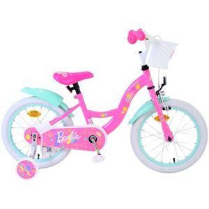 Barbie Kinderfiets – Meisjes – 16 inch – Roze – Twee handremmen