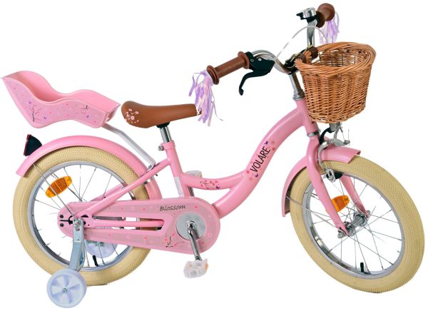 Volare Blossom Kinderfiets – Meisjes – 16 inch – Roze