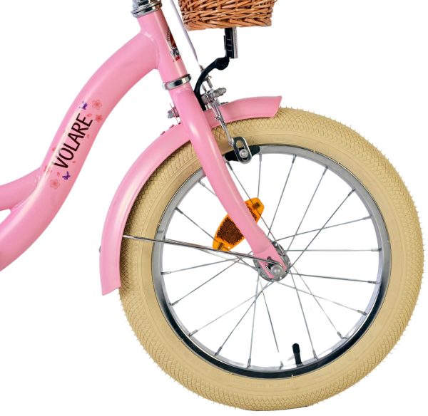 Volare Blossom Kinderfiets – Meisjes – 16 inch – Roze