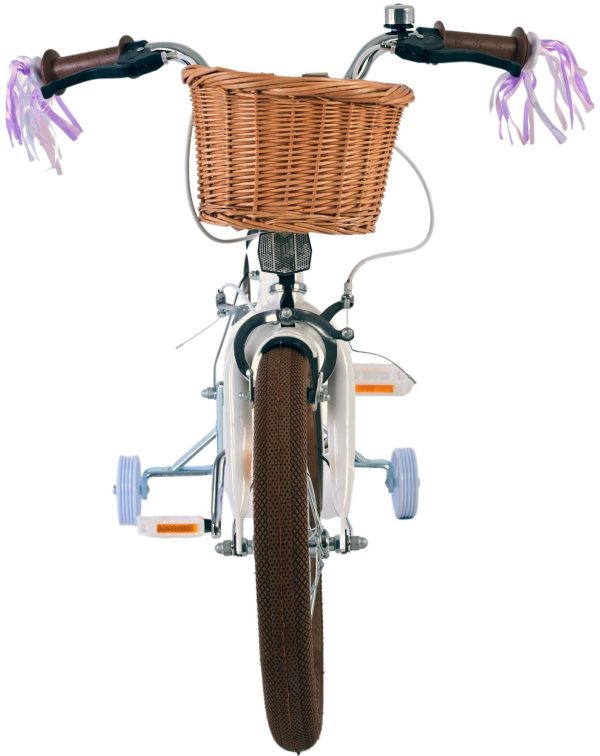 Volare Blossom Kinderfiets – Meisjes – 16 inch – Wit – Twee Handremmen