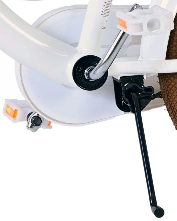 Volare Blossom Kinderfiets – Meisjes – 16 inch – Wit – Twee Handremmen