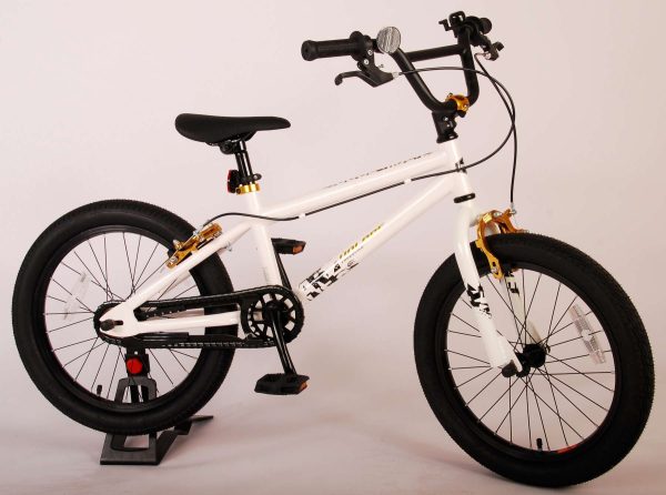 Volare Cool Rider Kinderfiets – Jongens – 18 inch – Wit – 95% afgemonteerd – Prime Collection