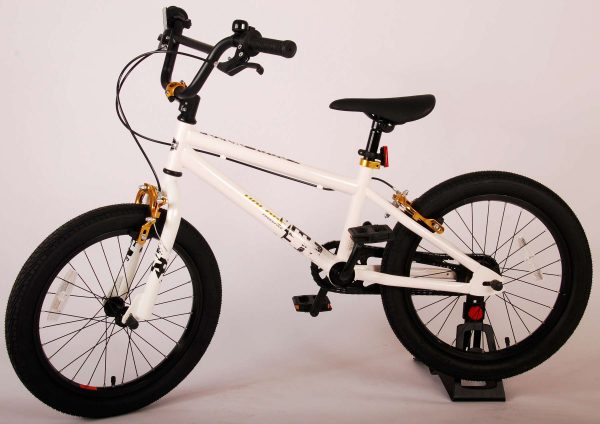 Volare Cool Rider Kinderfiets – Jongens – 18 inch – Wit – 95% afgemonteerd – Prime Collection