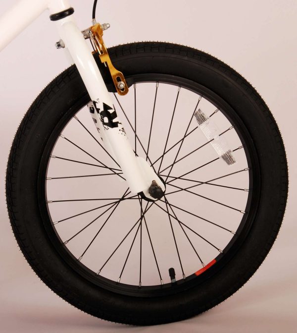 Volare Cool Rider Kinderfiets – Jongens – 18 inch – Wit – 95% afgemonteerd – Prime Collection