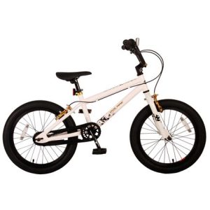 Volare Cool Rider Kinderfiets – Jongens – 18 inch – Wit – 95% afgemonteerd – Prime Collection