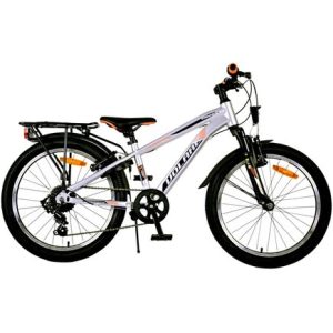 Volare Cross Kinderfiets – Jongens – 20 inch – Zilver – 6 versnellingen