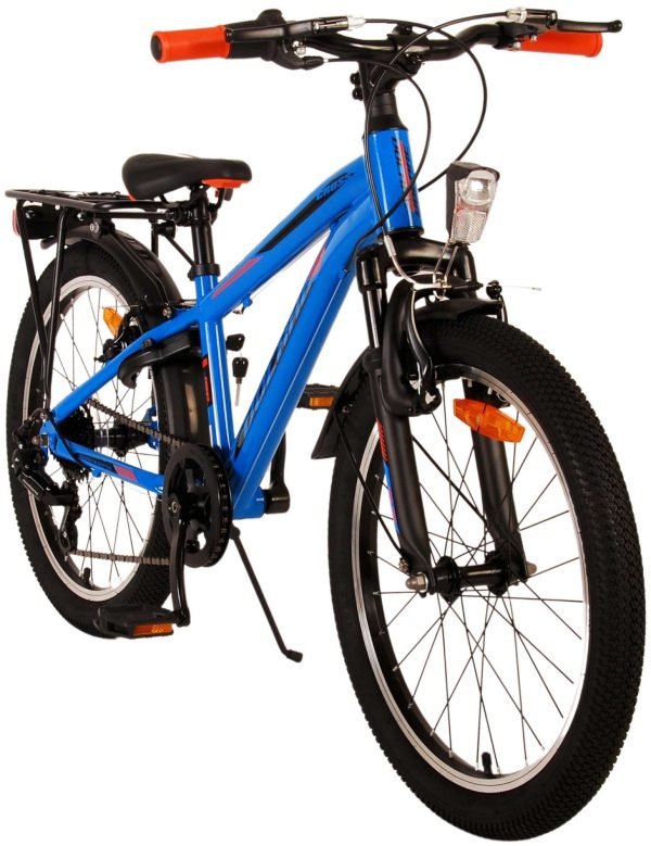 Volare Cross Kinderfiets – Jongens – 20 inch – Blauw – 6 versnellingen
