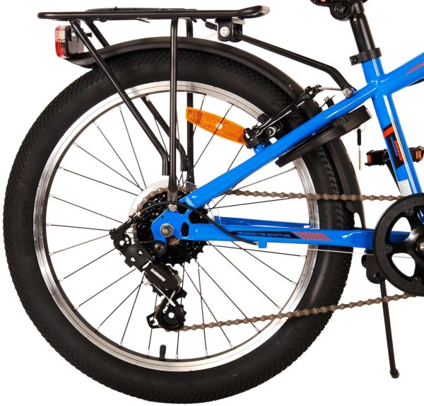Volare Cross Kinderfiets – Jongens – 20 inch – Blauw – 6 versnellingen