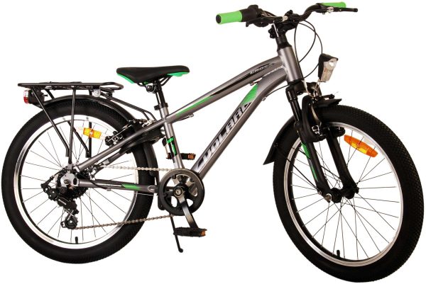 Volare Cross Kinderfiets – Jongens – 20 inch – Grijs – 6 versnellingen