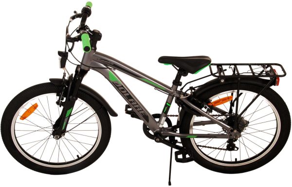 Volare Cross Kinderfiets – Jongens – 20 inch – Grijs – 6 versnellingen