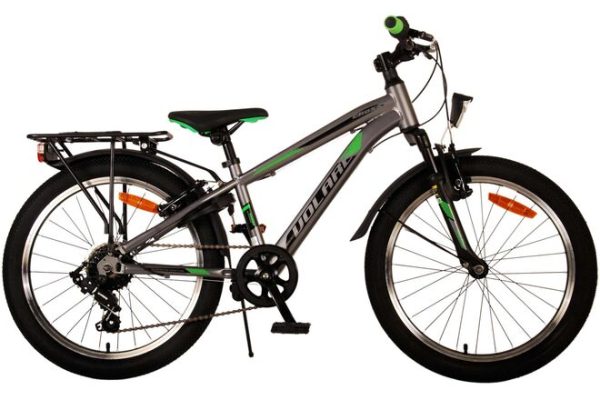 Volare Cross Kinderfiets – Jongens – 20 inch – Grijs – 6 versnellingen