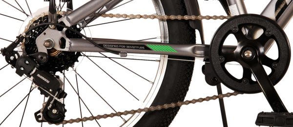 Volare Cross Kinderfiets – Jongens – 20 inch – Grijs – 6 versnellingen