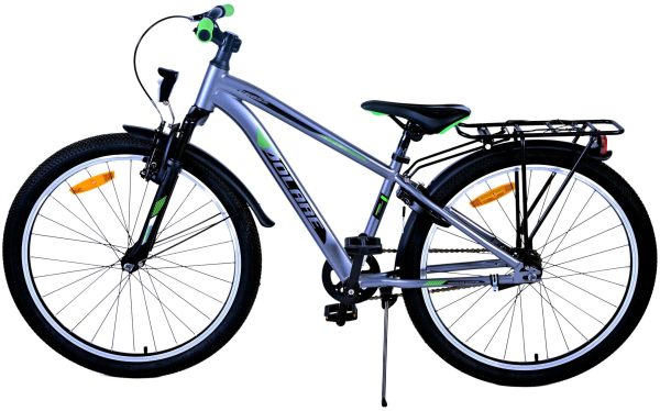 Volare Cross Kinderfiets – Jongens – 24 inch – donker Grijs