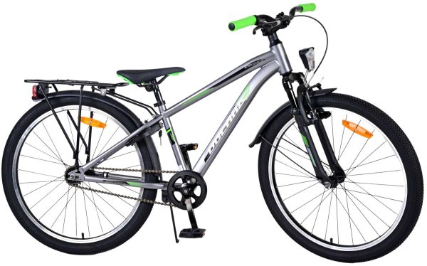 Volare Cross Kinderfiets – Jongens – 24 inch – donker Grijs