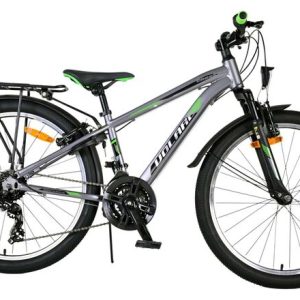 Volare Cross Kinderfiets – Jongens – 24 inch – Grijs – 21 versnellingen – Twee handremmen