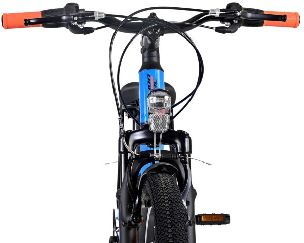 Volare Cross Kinderfiets – Jongens – 24 inch – Blauw – 21 versnellingen – Twee handremmen