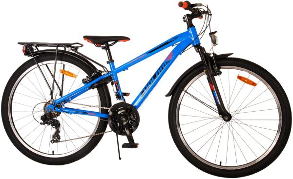 Volare Cross Kinderfiets – Jongens – 26 inch – Blauw – 21 versnellingen – Twee handremmen
