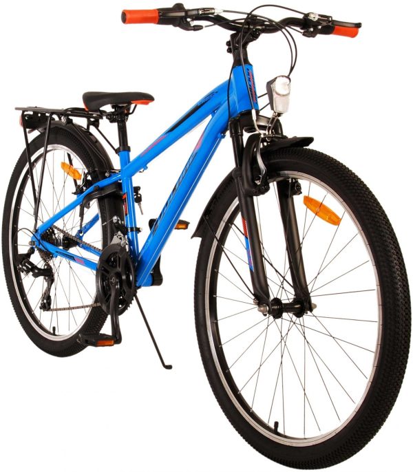 Volare Cross Kinderfiets – Jongens – 26 inch – Blauw – 21 versnellingen – Twee handremmen
