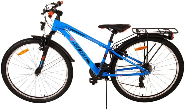 Volare Cross Kinderfiets – Jongens – 26 inch – Blauw – 21 versnellingen – Twee handremmen