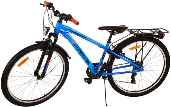 Volare Cross Kinderfiets – Jongens – 26 inch – Blauw – 21 versnellingen – Twee handremmen