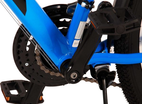 Volare Cross Kinderfiets – Jongens – 26 inch – Blauw – 21 versnellingen – Twee handremmen