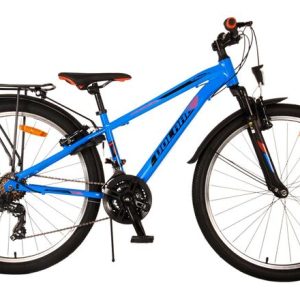 Volare Cross Kinderfiets – Jongens – 26 inch – Blauw – 21 versnellingen – Twee handremmen
