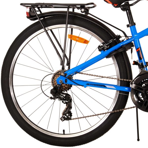 Volare Cross Kinderfiets – Jongens – 26 inch – Blauw – 21 versnellingen – Twee handremmen