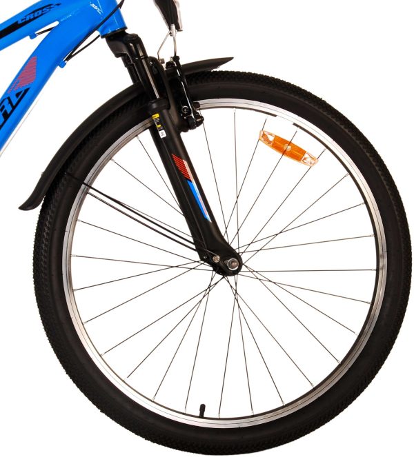 Volare Cross Kinderfiets – Jongens – 26 inch – Blauw – 21 versnellingen – Twee handremmen