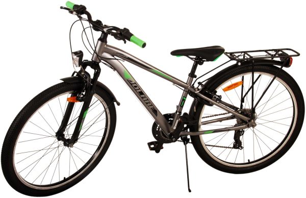 Volare Cross Kinderfiets – Jongens – 26 inch – Grijs – 21 versnellingen – Twee handremmen