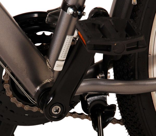 Volare Cross Kinderfiets – Jongens – 26 inch – Grijs – 21 versnellingen – Twee handremmen