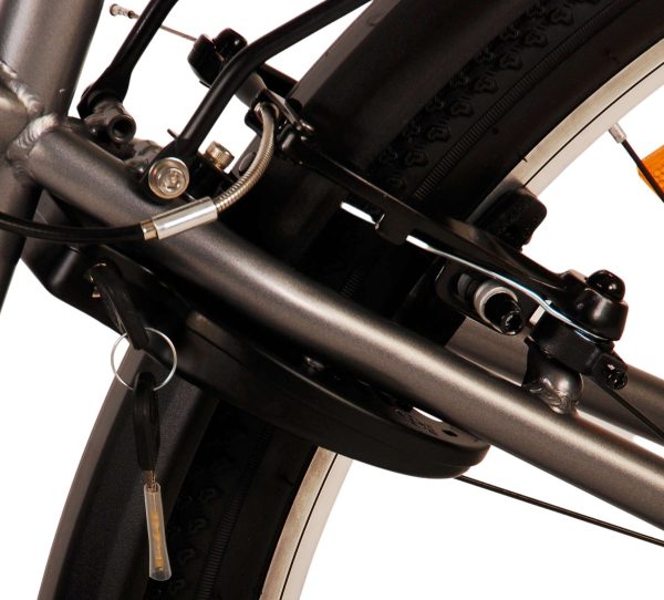 Volare Cross Kinderfiets – Jongens – 26 inch – Grijs – 21 versnellingen – Twee handremmen