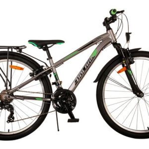 Volare Cross Kinderfiets – Jongens – 26 inch – Grijs – 21 versnellingen – Twee handremmen