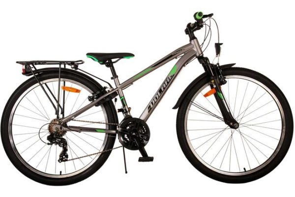 Volare Cross Kinderfiets – Jongens – 26 inch – Grijs – 21 versnellingen – Twee handremmen