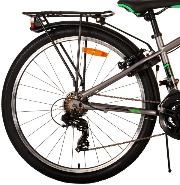 Volare Cross Kinderfiets – Jongens – 26 inch – Grijs – 21 versnellingen – Twee handremmen
