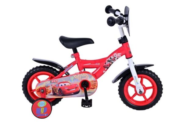 Disney Cars Kinderfiets – Jongens – 10 inch – Rood – Doortrapper