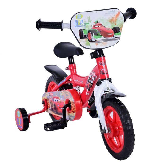 Disney Cars Kinderfiets – Jongens – 10 inch – Rood – Doortrapper