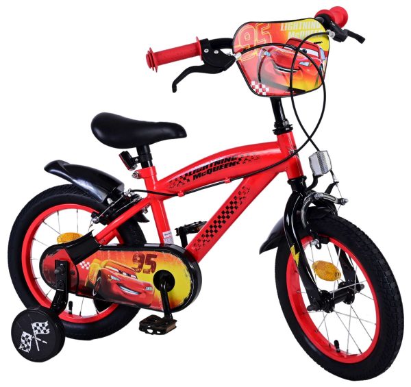 Disney Cars Kinderfiets – Jongens – 14 inch – Rood – Twee handremmen