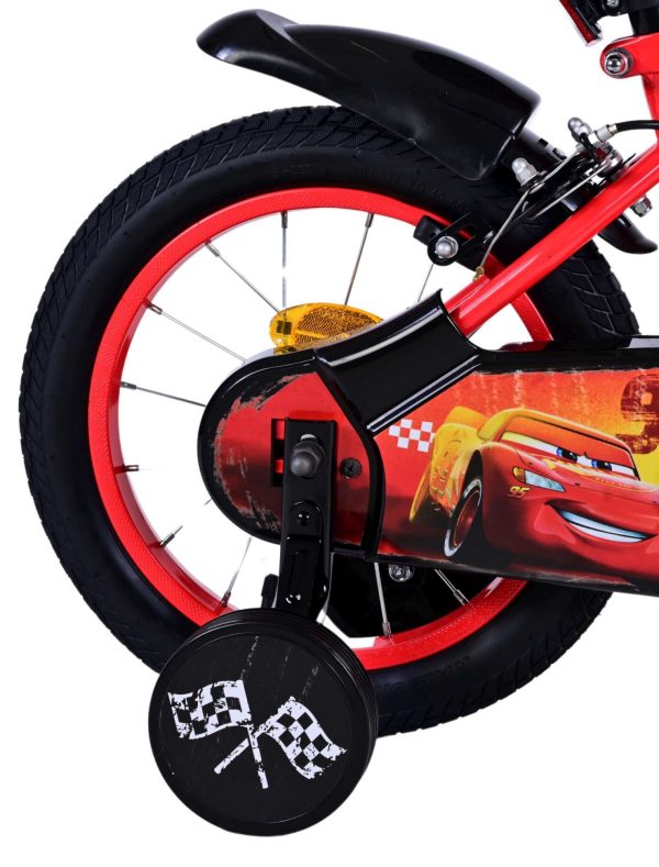 Disney Cars Kinderfiets – Jongens – 14 inch – Rood – Twee handremmen