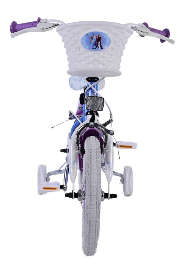Disney Frozen 2 Kinderfiets – Meisjes – 14 inch – Blauw/Paars – Twee handremmen