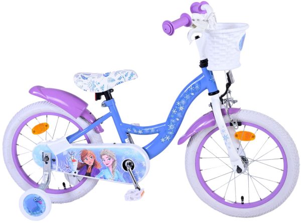 Disney Frozen 2 Kinderfiets – Meisjes – 16 inch – Blauw/Paars