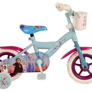 Disney Frozen 2 Kinderfiets – Meisjes – 10 inch – Blauw/Paars – Doortrapper
